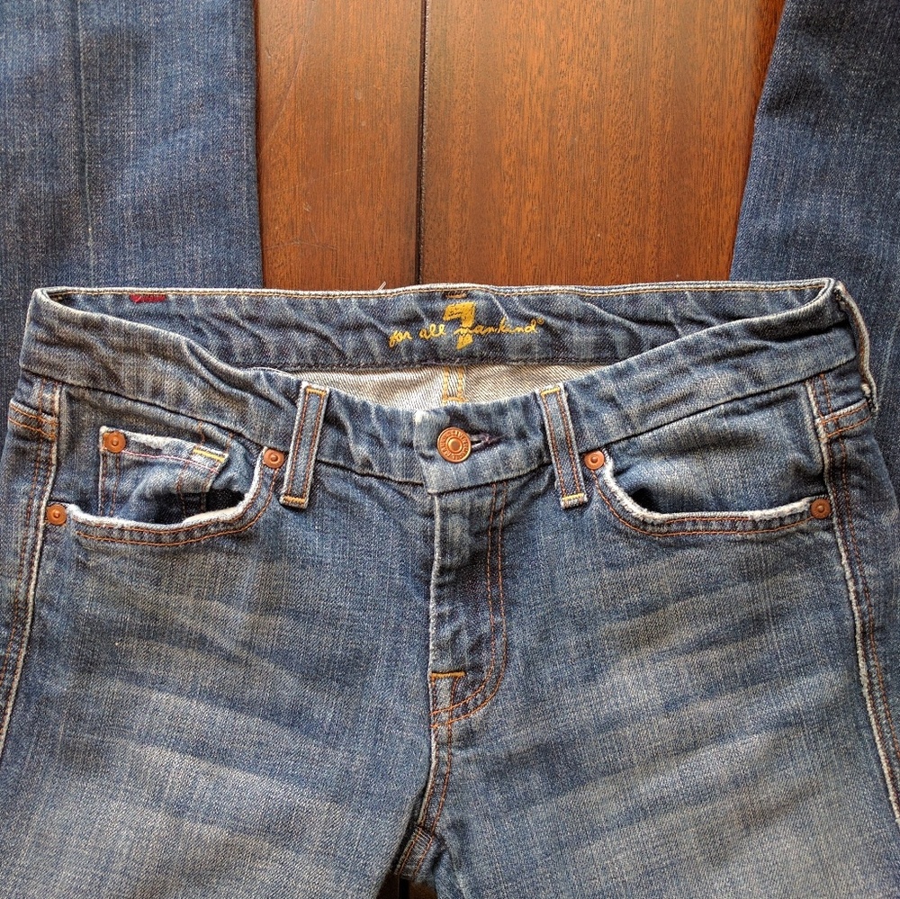 7 for all mankind "A" pocket flare jeans